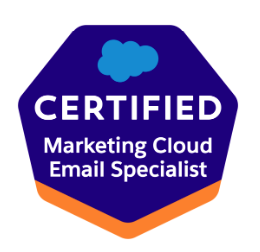 Certified - Marketing Cloud Email Specialist