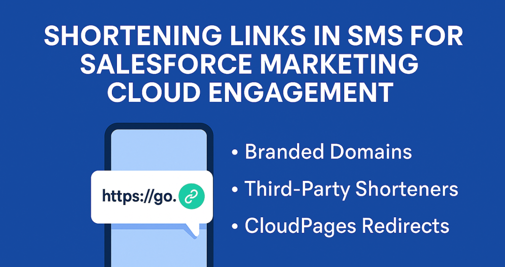 Shorten SMS links in Salesforce Marketing Cloud Engagementv2
